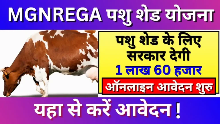 MGNREGA Pashu Shed Yojana